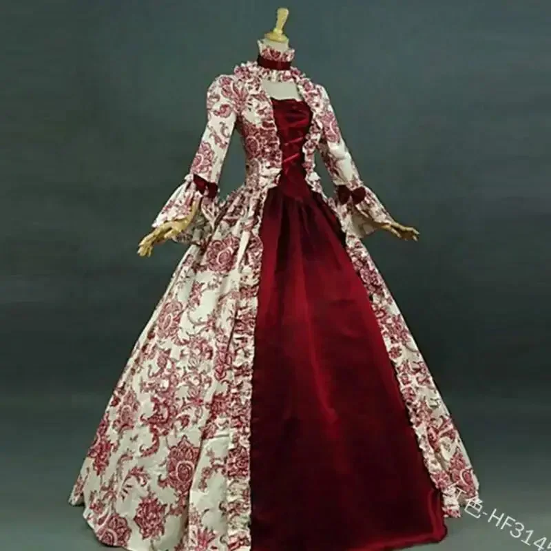 Vintage Fashion Dresses - Sukienka gotycka w stylu średniowiecznym i