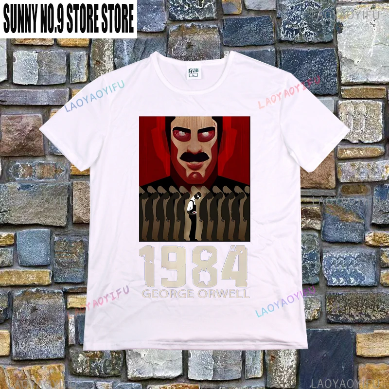 Men's Vintage 1984 George Orwe – Vintage Fashion Jersey recenzja i cena