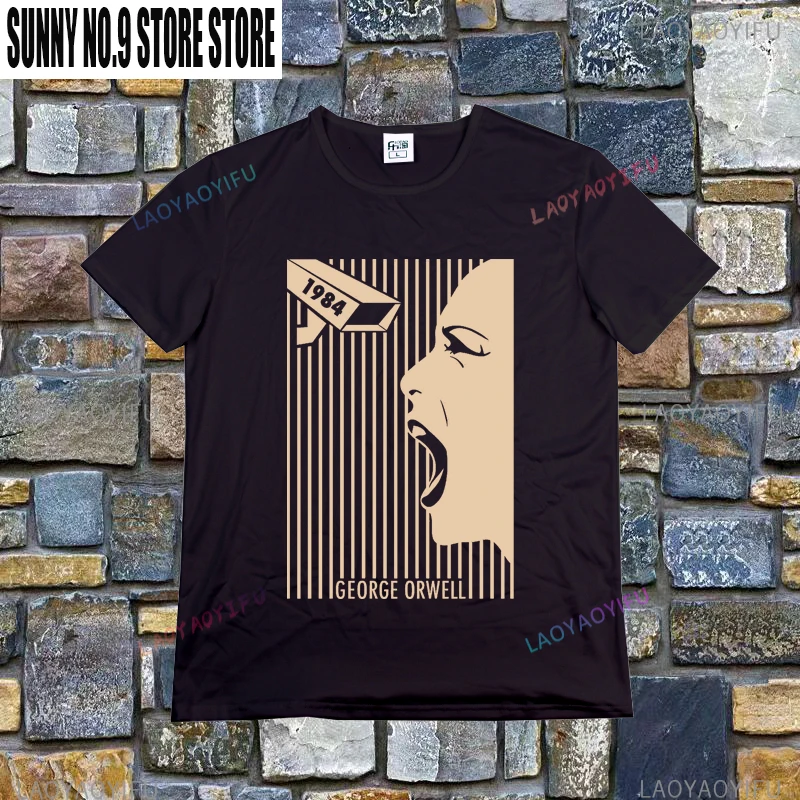 Men's Vintage 1984 George Orwe – Vintage Fashion Jersey recenzja i cena