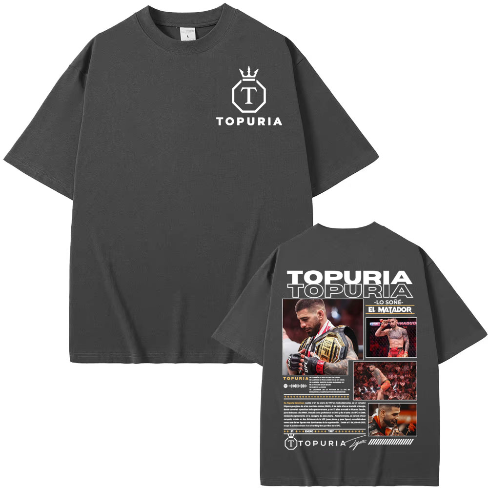 Koszulki męskie Ilia Topuria L – Vintage Fashion Jersey recenzja i cena