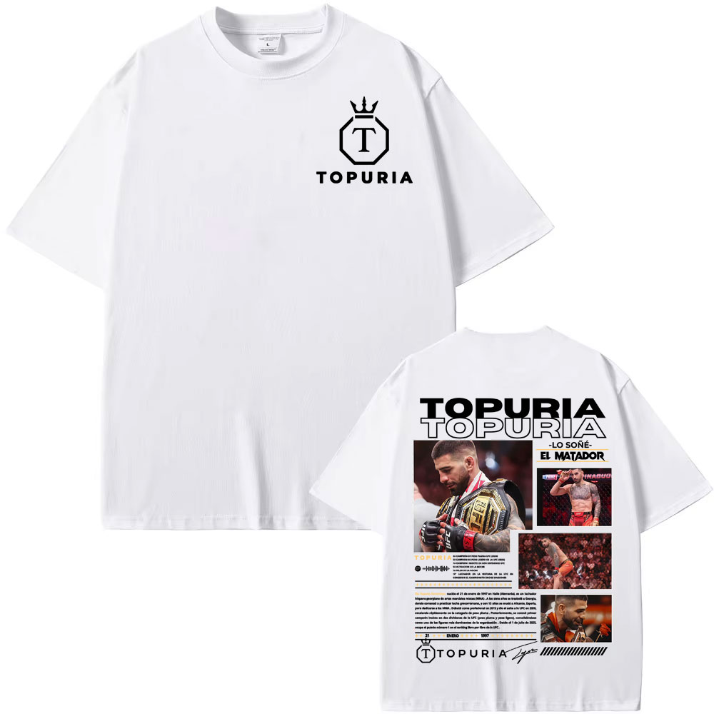 Koszulki męskie Ilia Topuria L – Vintage Fashion Jersey recenzja i cena