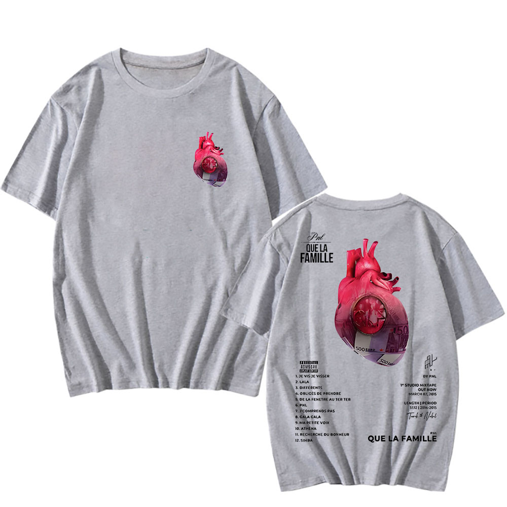 PNL Que La Famille T-Shirt Gra – Vintage Fashion La recenzja i cena